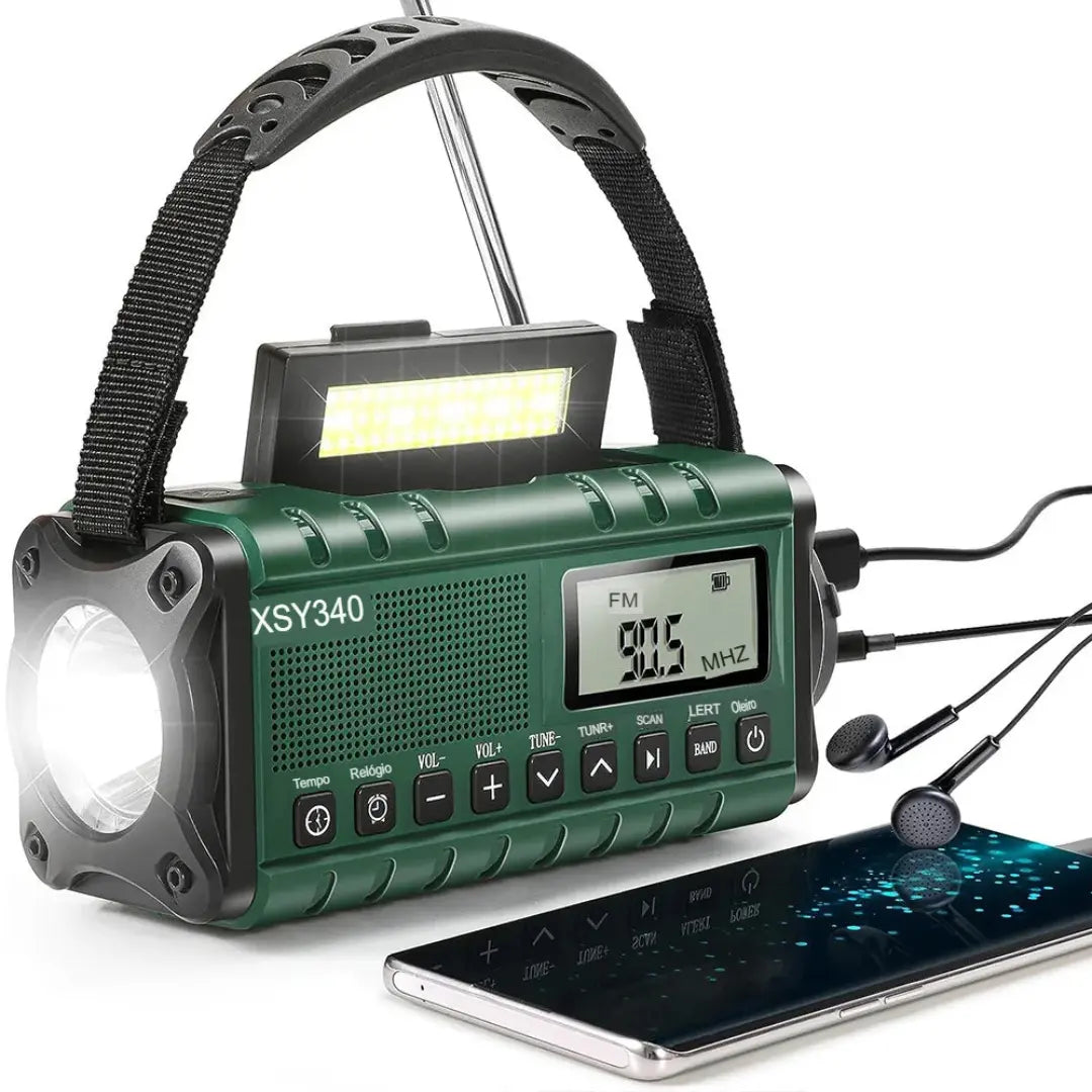 Rádio Portátil de Emergência Storm Guard