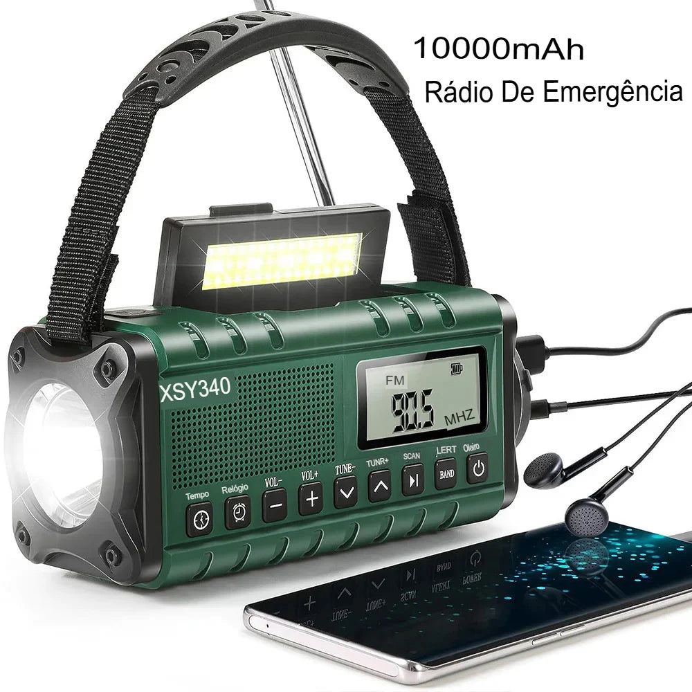 Rádio Portátil de Emergência Storm Guard