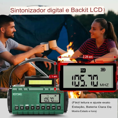 Rádio Portátil de Emergência Storm Guard