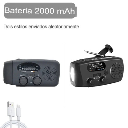 Rádio Portátil Powerlink Survival