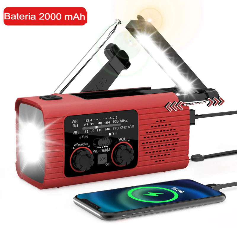 Rádio Portátil Powerlink Survival