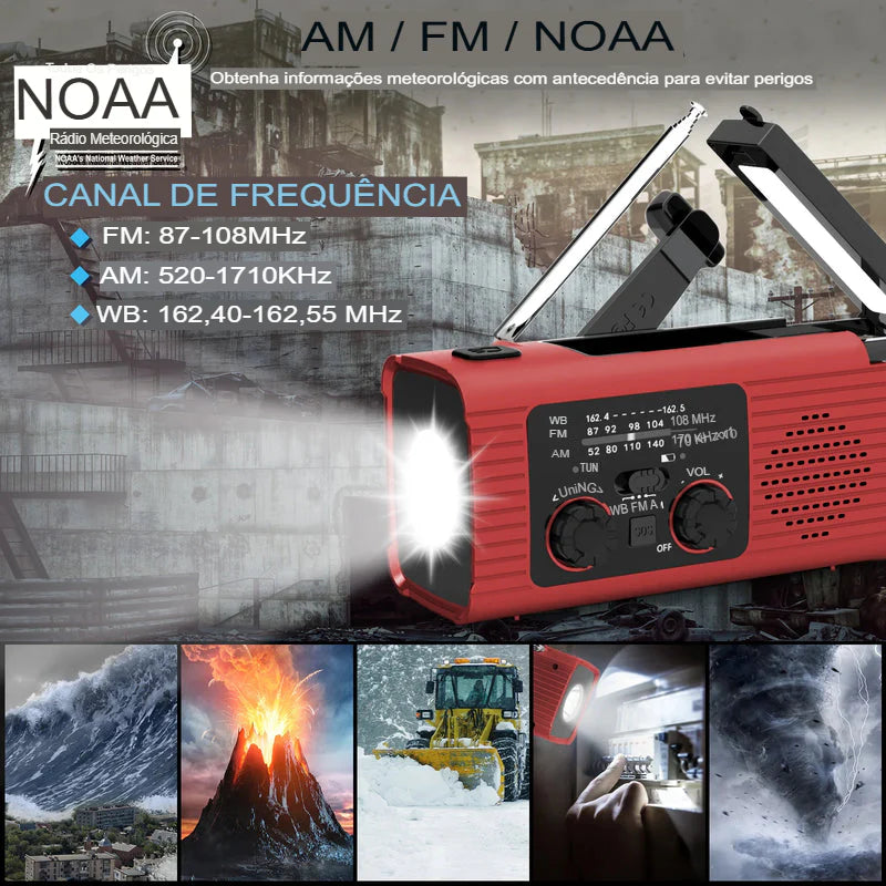 Rádio Portátil Powerlink Survival
