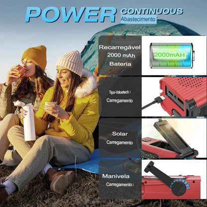 Rádio Portátil Powerlink Survival