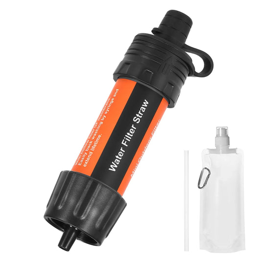 Filtro de Água Portátil - Kit Sobrevivência Essencial